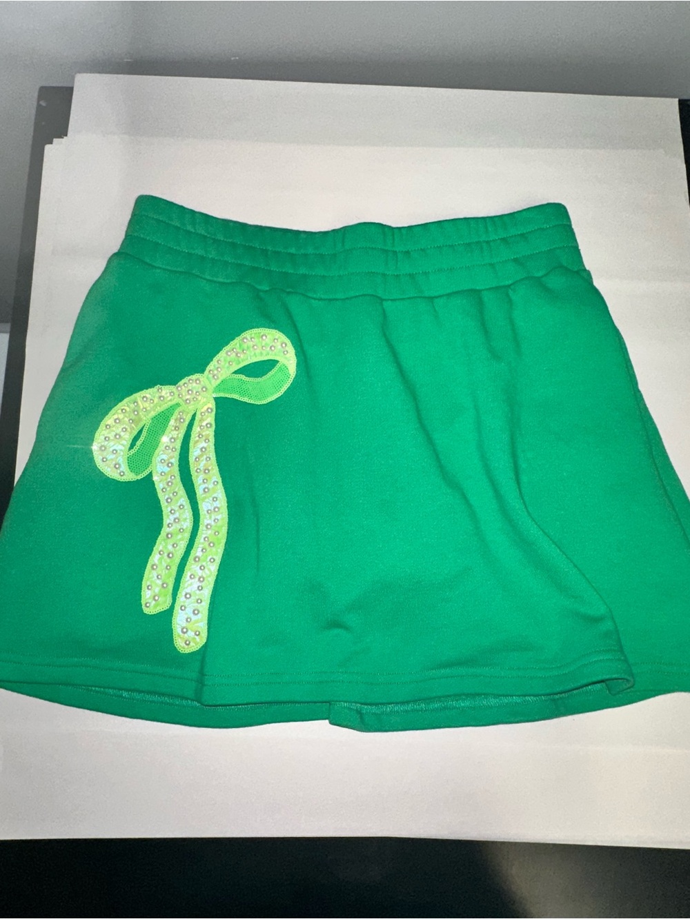 Brianna Cannon Green Bow Skirt